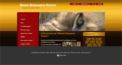 Desktop Screenshot of meine-botswana-reisen.de